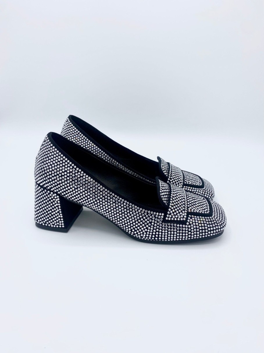 Schuhe Munich Shoebar | Sparkle High Loafer Black