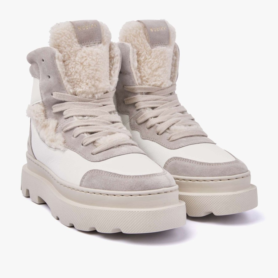 Schuhe Munich Shoebar | Monro Macy Fur High-Top Sneaker