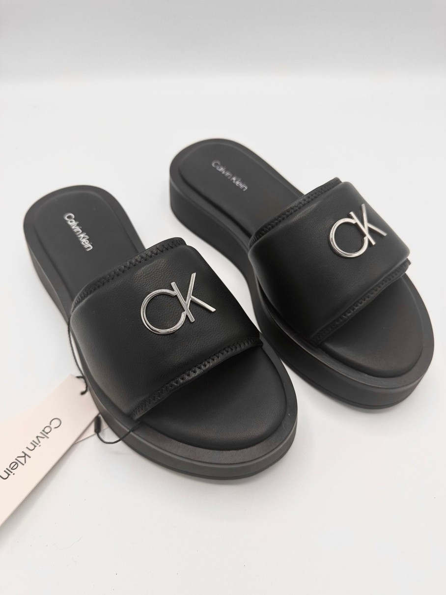 Schuhe Munich Shoebar | Flatform Slide Ck Black