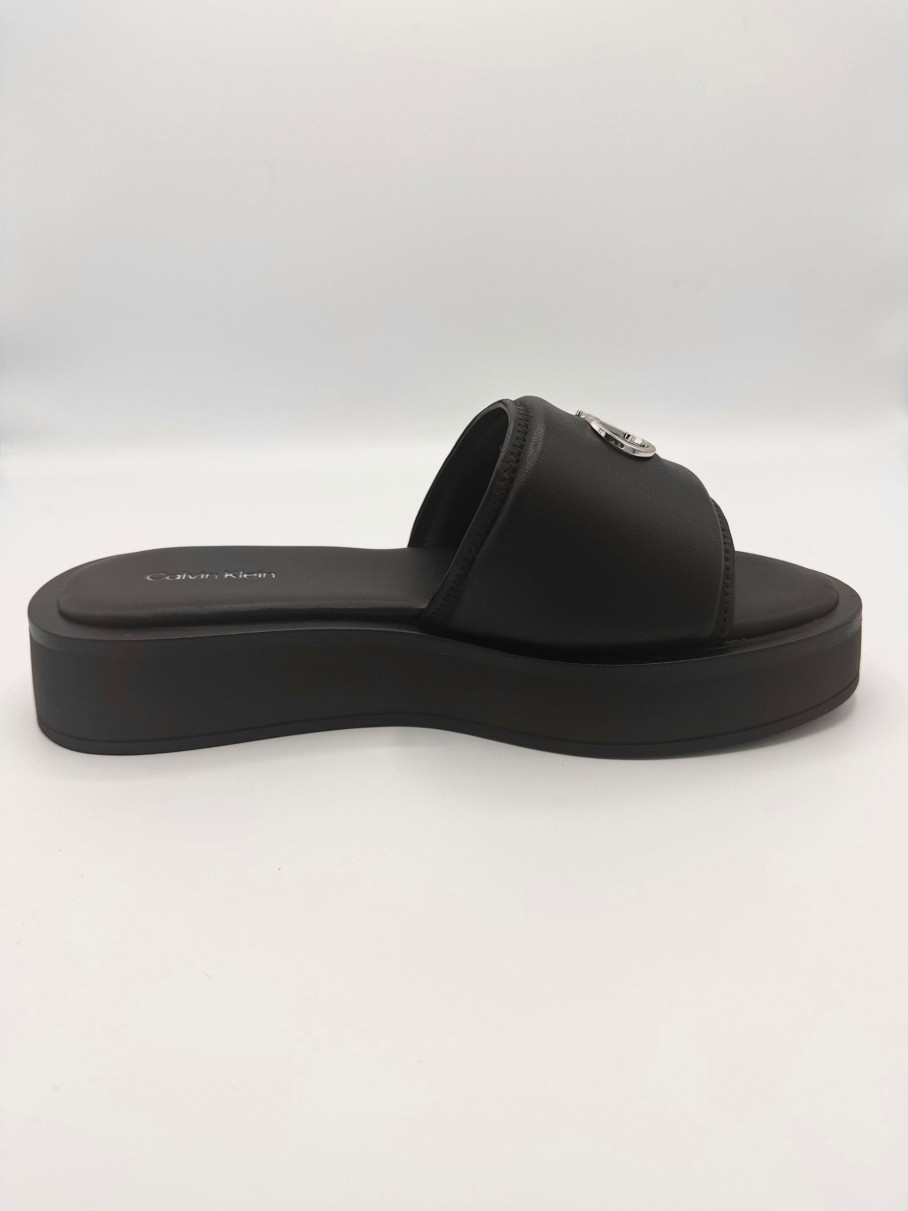 Schuhe Munich Shoebar | Flatform Slide Ck Black