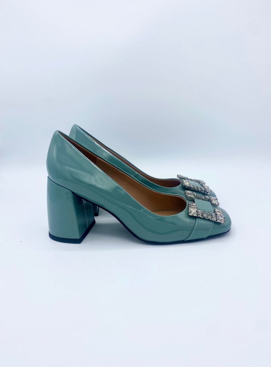 Schuhe Munich Shoebar | Sky Blue Crystal Pump