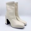 Schuhe Munich Shoebar | Linka Ankle Boots White Stretch