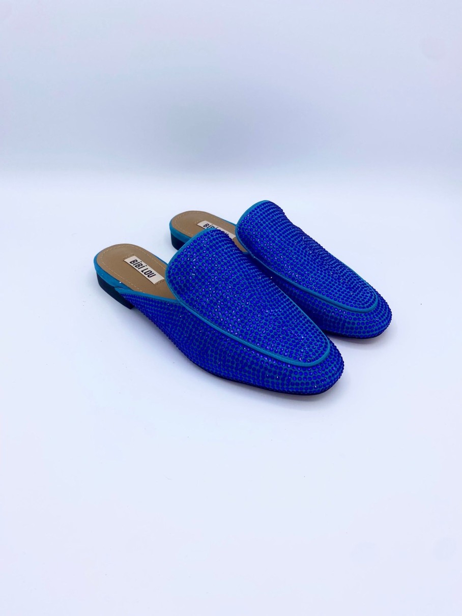 Schuhe Munich Shoebar | Blue Sparkle Mule