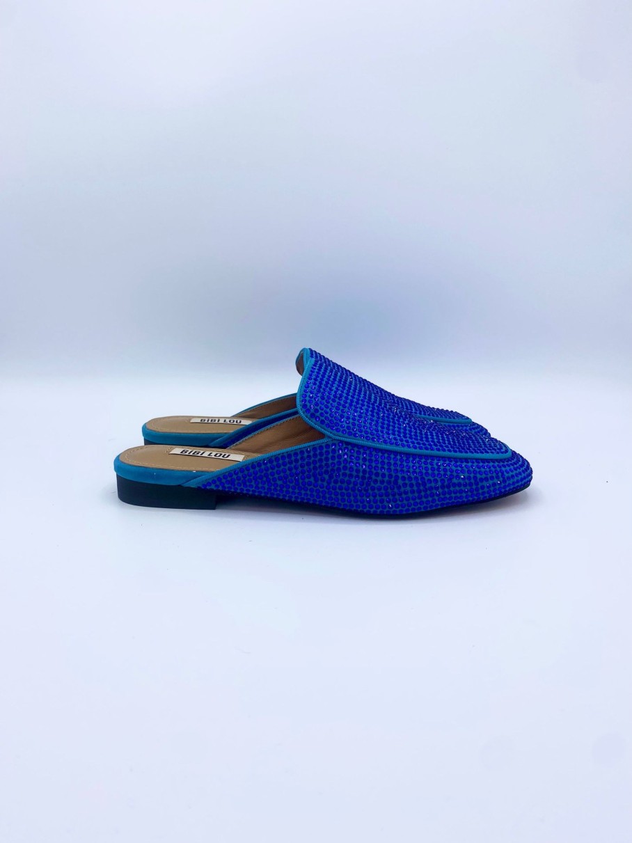 Schuhe Munich Shoebar | Blue Sparkle Mule