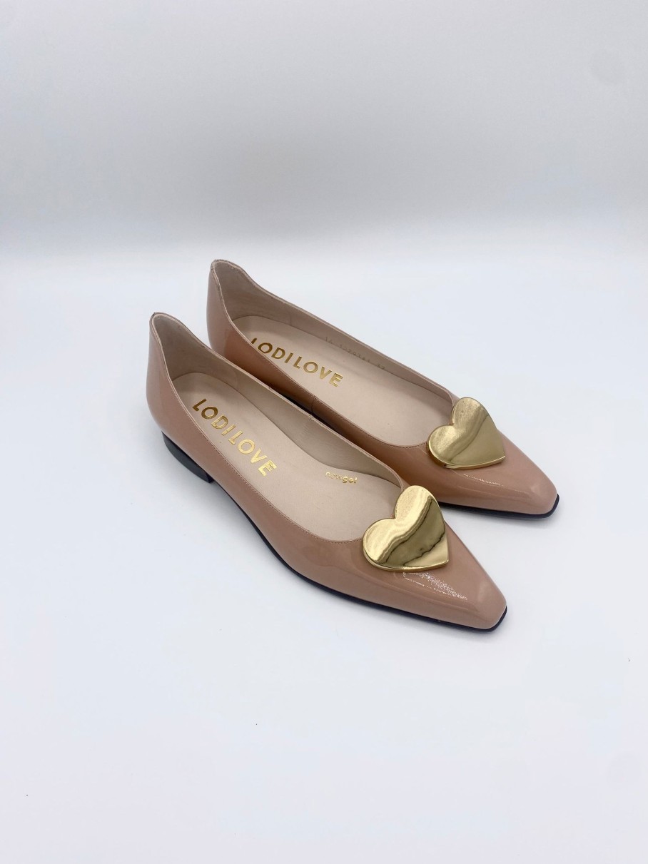 Schuhe Munich Shoebar | Bryen Heart Ballerina Nude