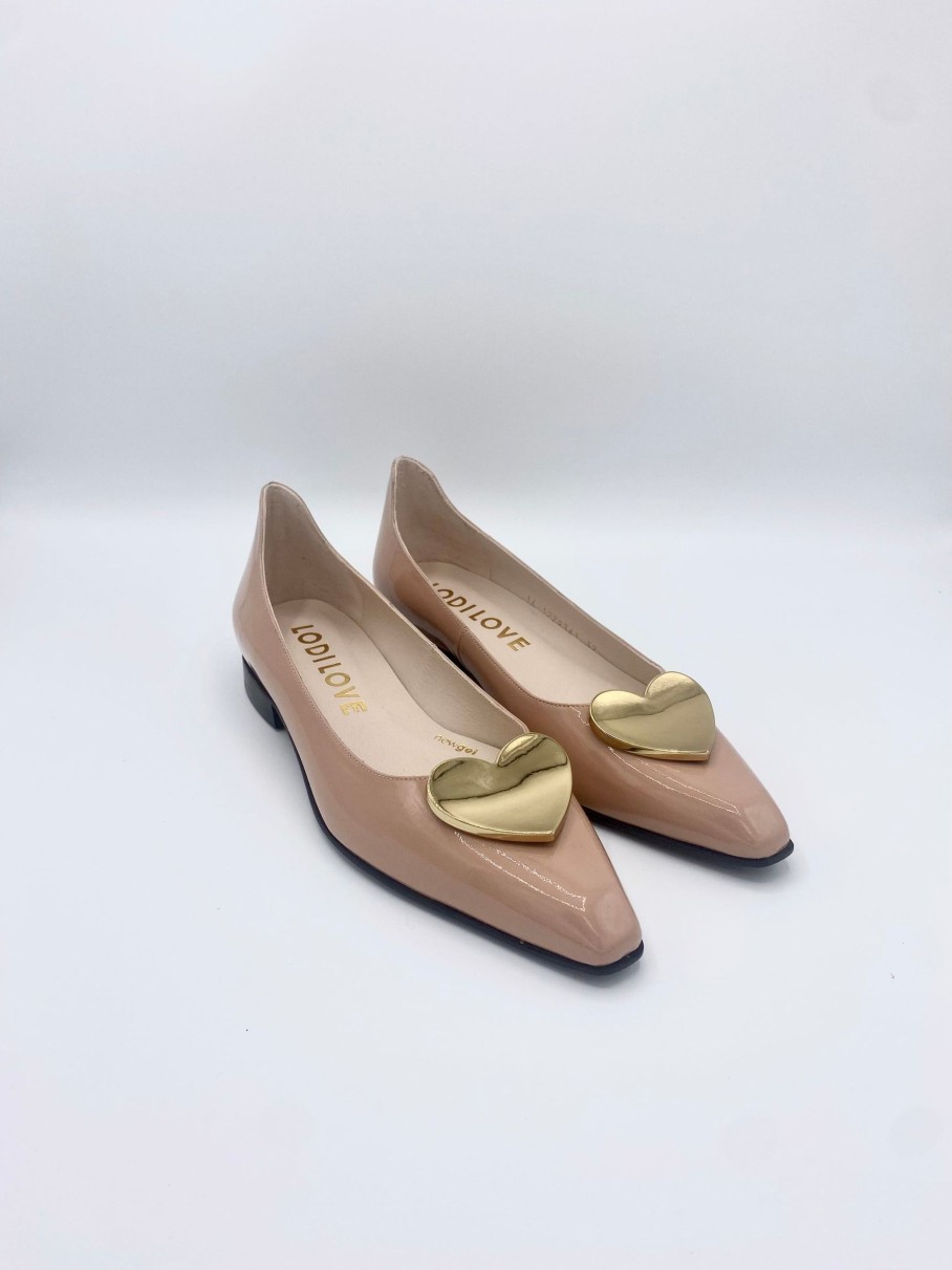 Schuhe Munich Shoebar | Bryen Heart Ballerina Nude