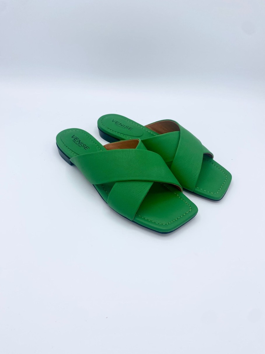 Schuhe Munich Shoebar | Flat Sandal Super Green