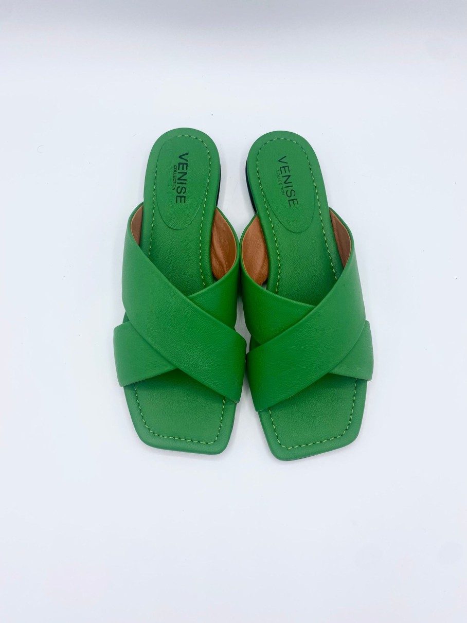 Schuhe Munich Shoebar | Flat Sandal Super Green