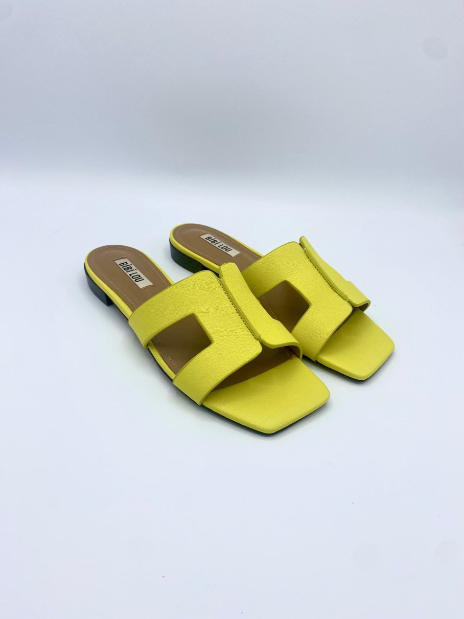 Schuhe Munich Shoebar | Chieko Sandal Neon Yellow