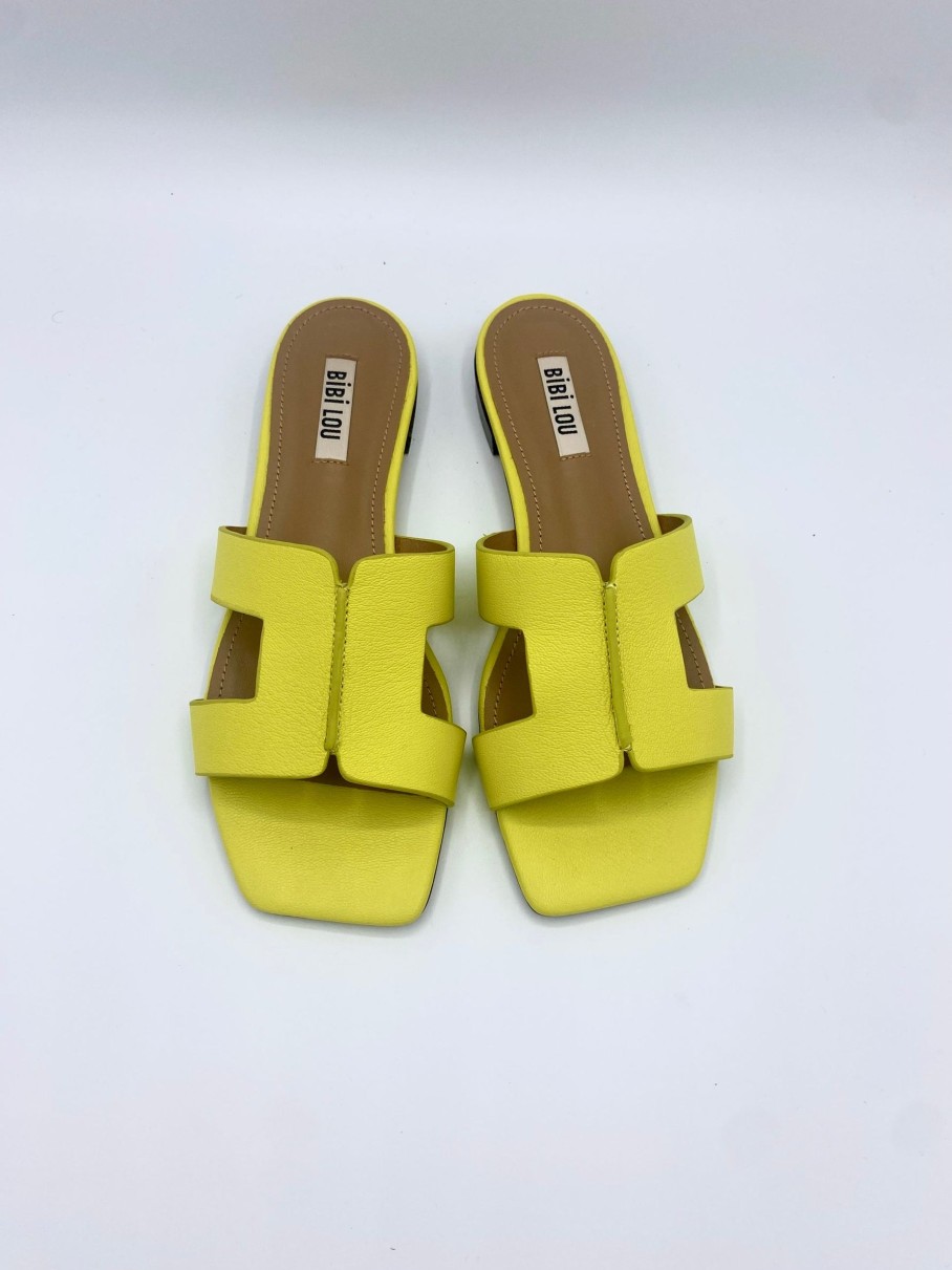 Schuhe Munich Shoebar | Chieko Sandal Neon Yellow