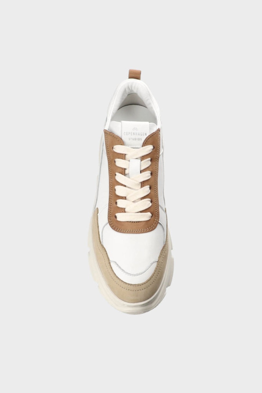 Schuhe Munich Shoebar | Cph40 Leather Sneaker Off White Nut