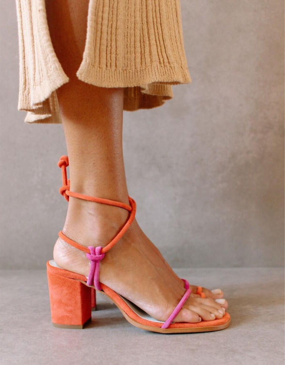 Schuhe Munich Shoebar | Grace Magenta Orange Sandal