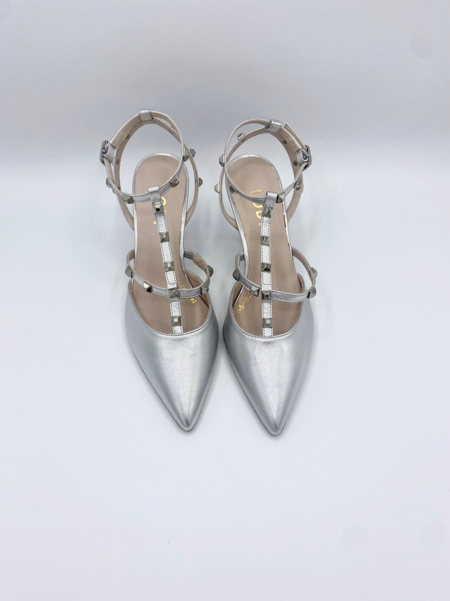 Schuhe Munich Shoebar | Cosmos Heel Silver