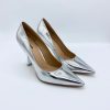 Schuhe Munich Shoebar | Shiny Silver Pump