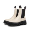 Schuhe Munich Shoebar | Trixy Leather Boot Off White