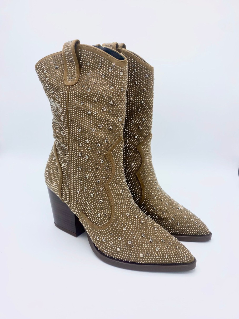 Schuhe Munich Shoebar | Sparkle Western Boots