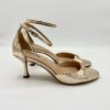 Schuhe Munich Shoebar | Petrina Metallic Heel Gold