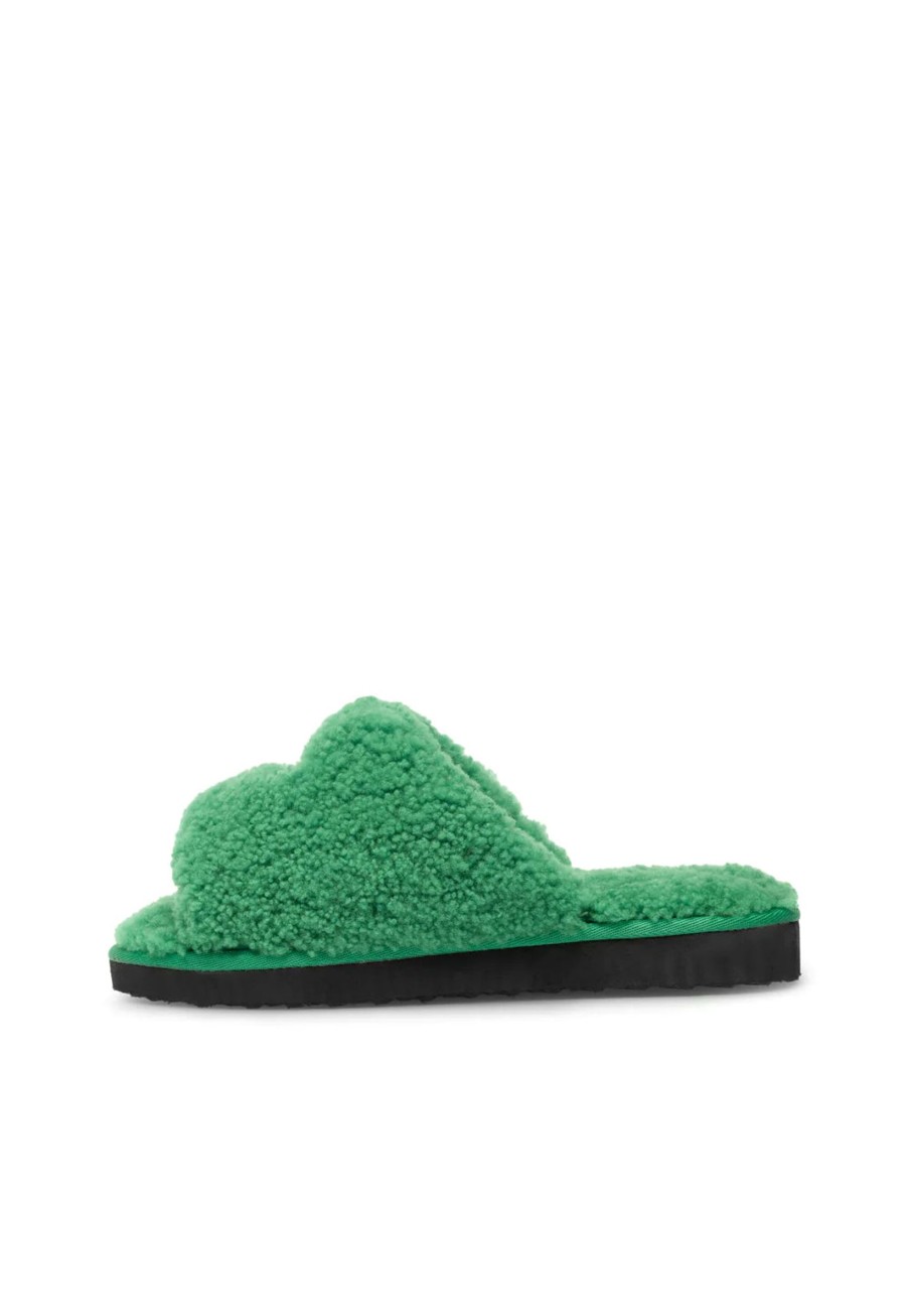 Schuhe Munich Shoebar | Fur Slipper Green