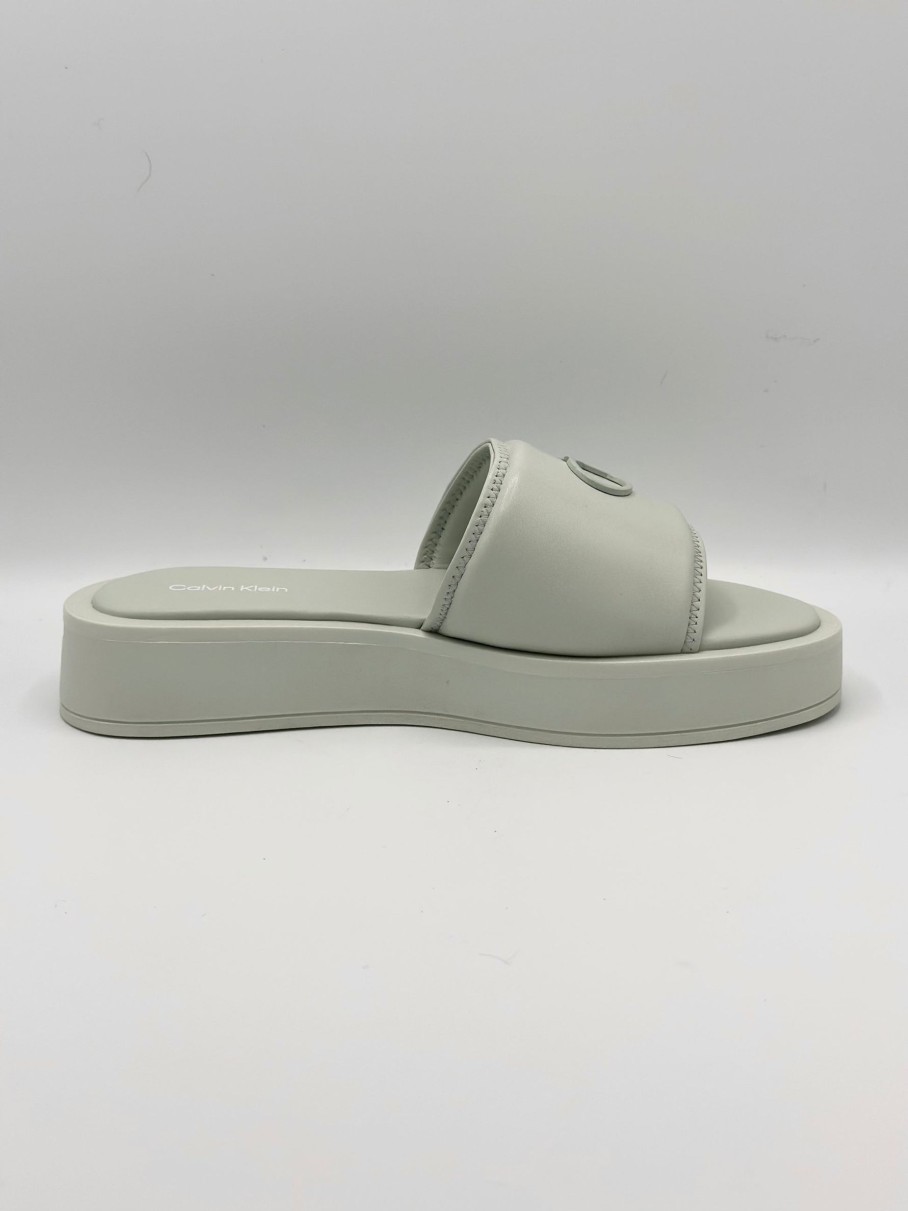 Schuhe Munich Shoebar | Flatform Slide Ck Off White