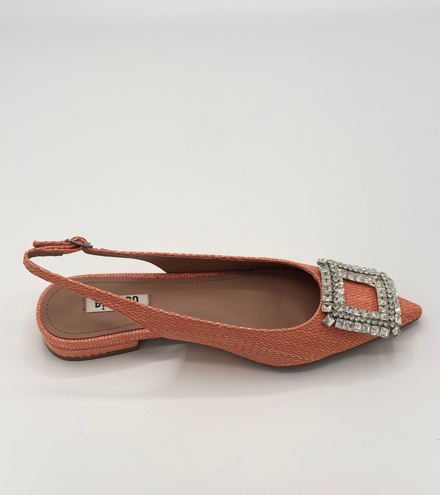 Schuhe Munich Shoebar | Crystal Heel Rafia Orange