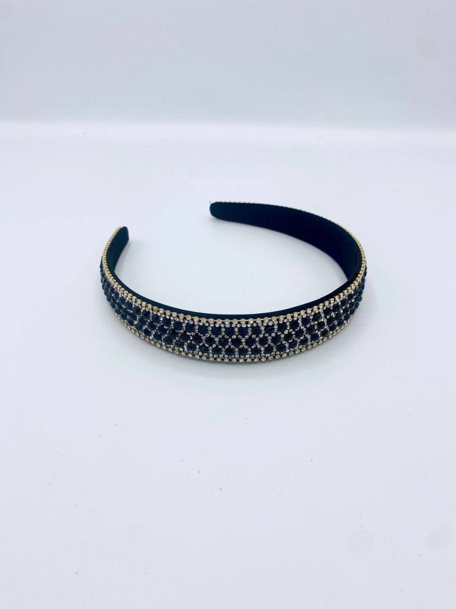 Accessoires Munich Shoebar | Headband Black Sparkle