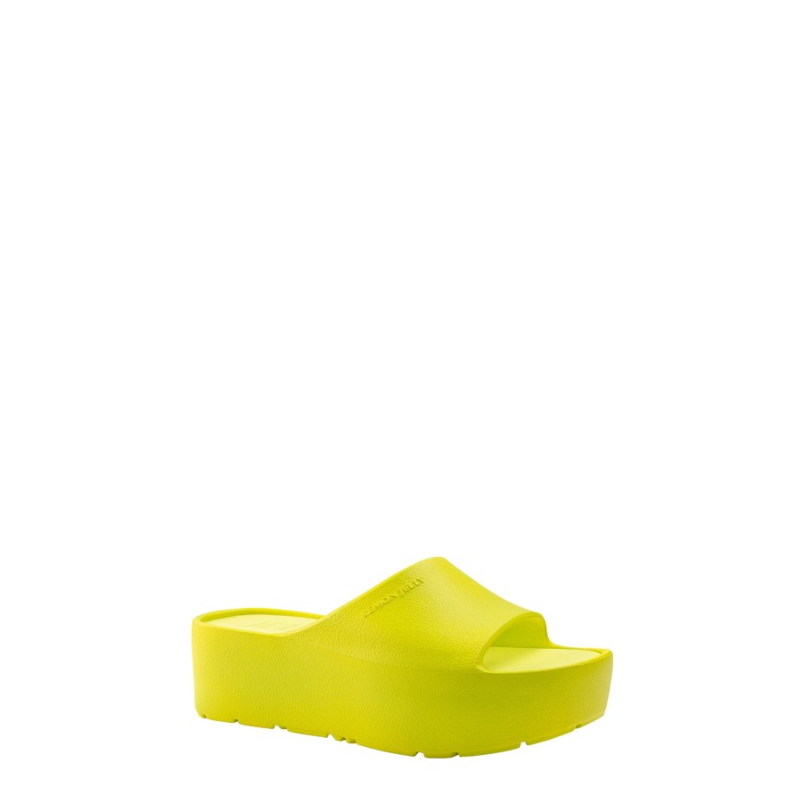 Schuhe Munich Shoebar | Sunny Slides Acid Lime