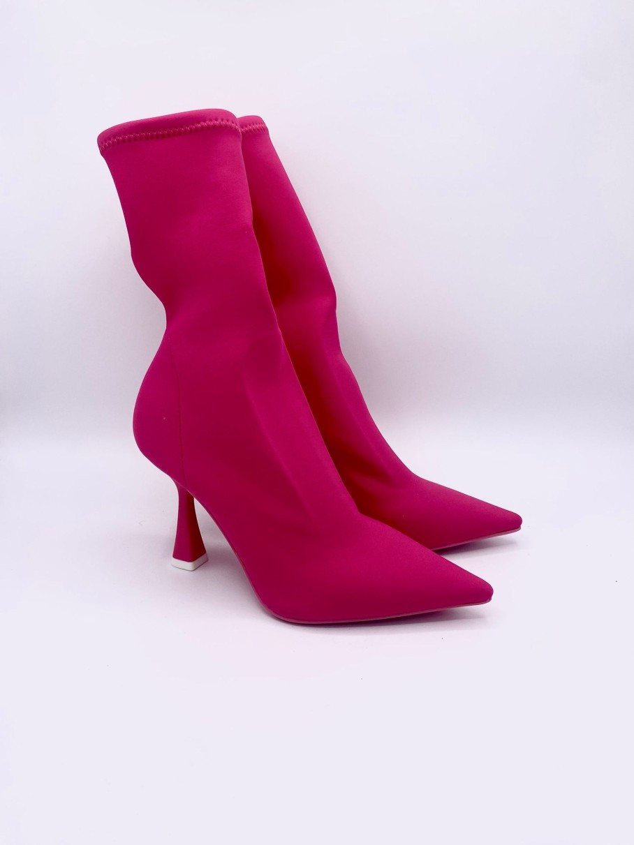 Schuhe Munich Shoebar | Sock Boot Barbie Pink