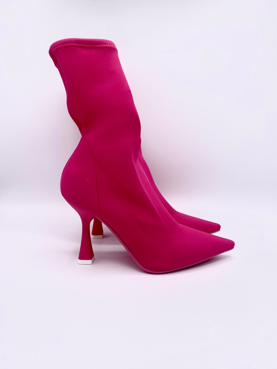 Schuhe Munich Shoebar | Sock Boot Barbie Pink