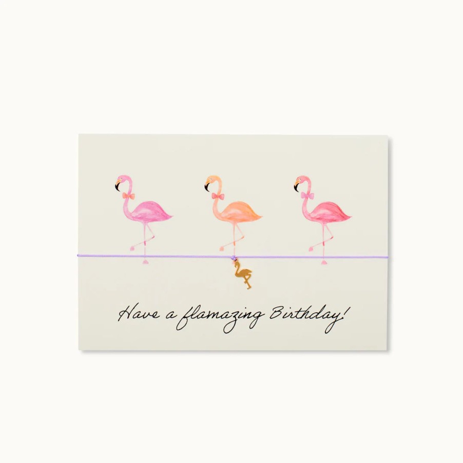 Accessoires Munich Shoebar | Bracelet-Card: Have A Flamazing Birthday!