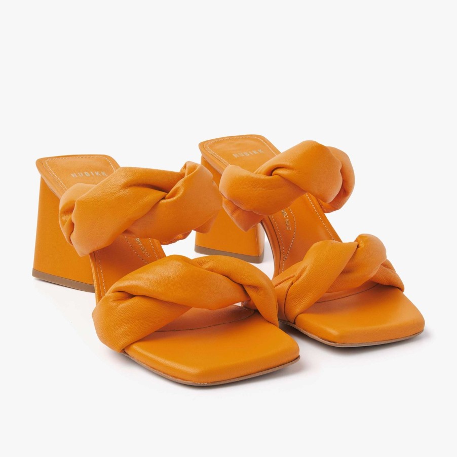 Schuhe Munich Shoebar | Triangle Twist Sandals Orange