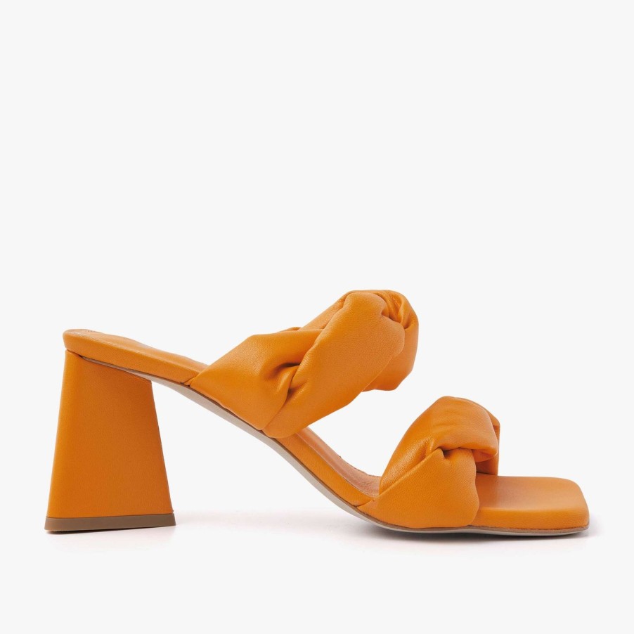 Schuhe Munich Shoebar | Triangle Twist Sandals Orange