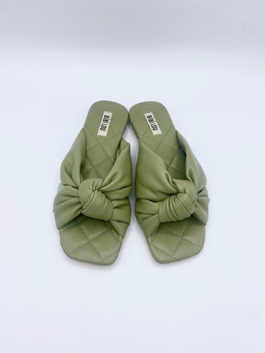 Schuhe Munich Shoebar | Flat Knot Sandal Olive