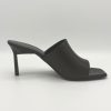 Schuhe Munich Shoebar | Leather Mule Heel Ck Black