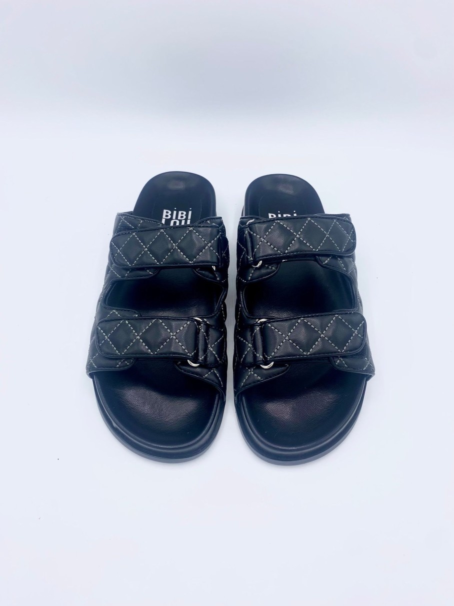 Schuhe Munich Shoebar | Puffer Sandal Black