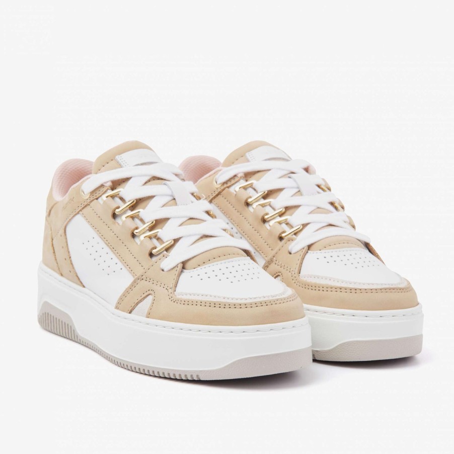 Schuhe Munich Shoebar | Basket Buxton Sand Sneaker