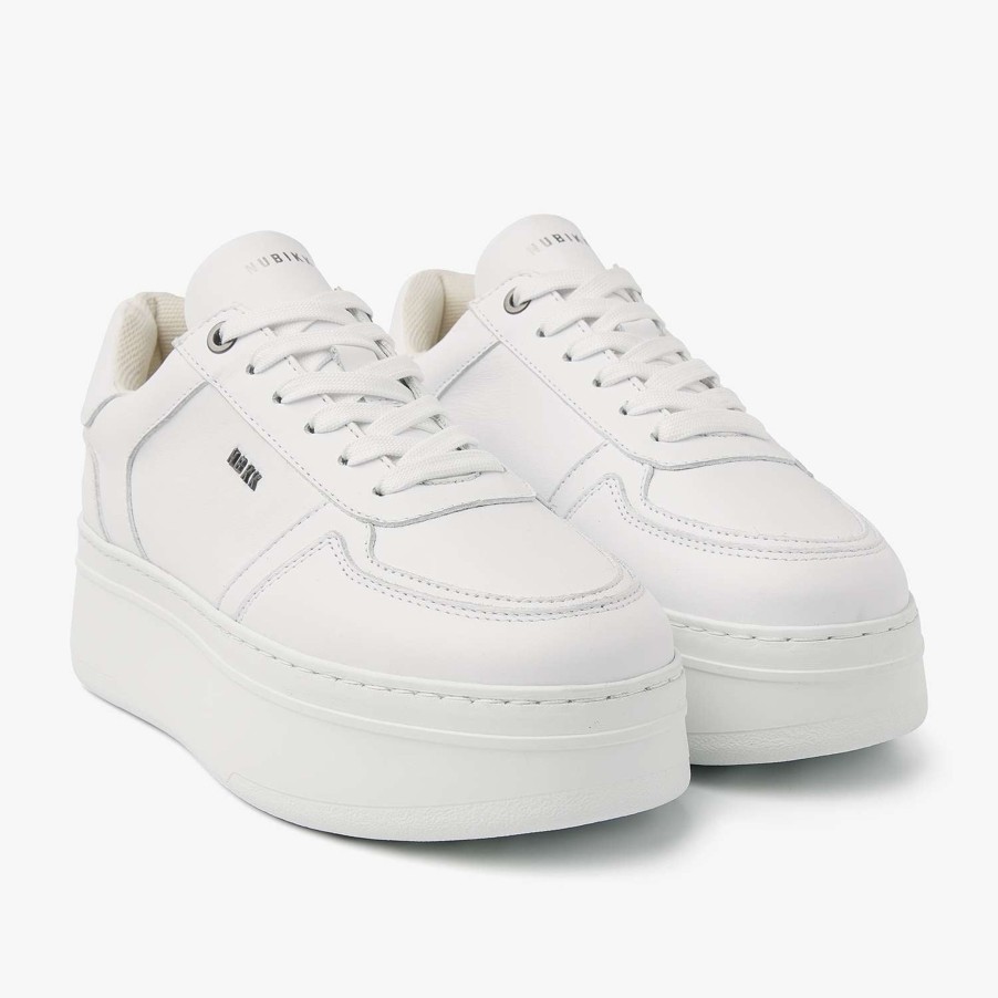 Schuhe Munich Shoebar | Bayou Platform Sneaker White