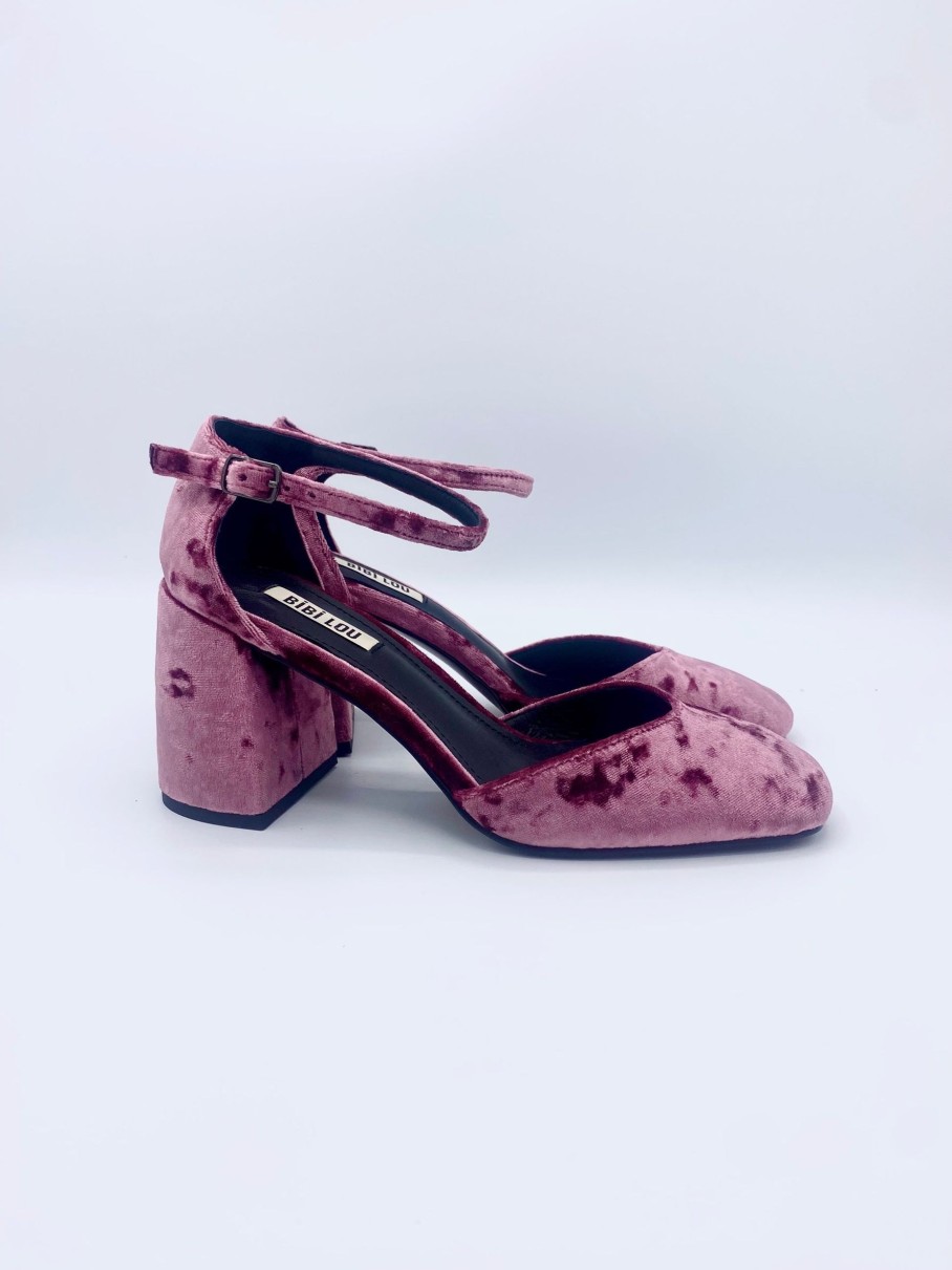 Schuhe Munich Shoebar | Emily Pump Pink Velvet