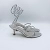 Schuhe Munich Shoebar | Brindisi Metallic Silver Heel