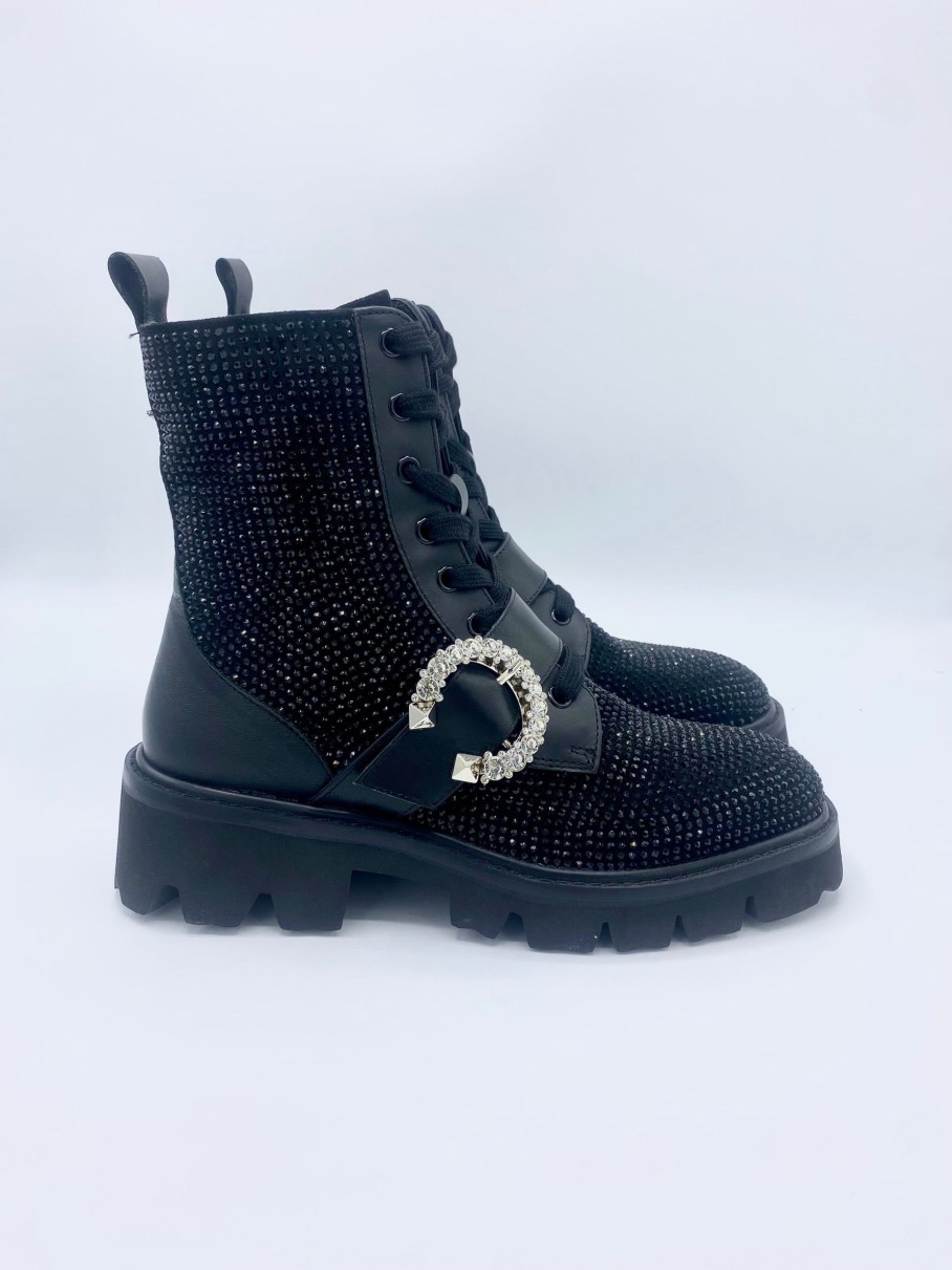 Schuhe Munich Shoebar | Fantastic Glitter Boots Black