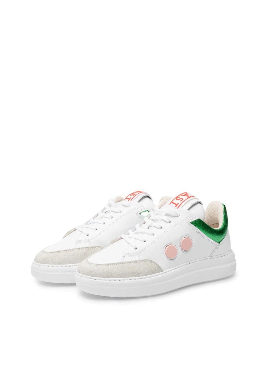 Schuhe Munich Shoebar | Minimalist Low Sneaker White Green