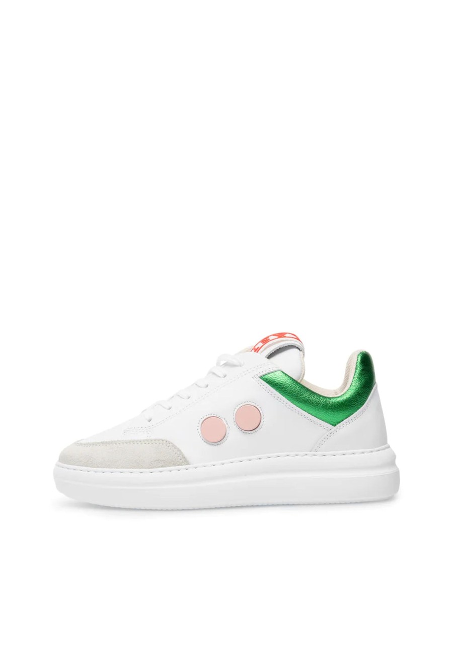 Schuhe Munich Shoebar | Minimalist Low Sneaker White Green