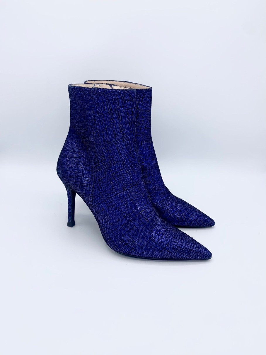 Schuhe Munich Shoebar | Soisa Ankle Boot Blue Metallic