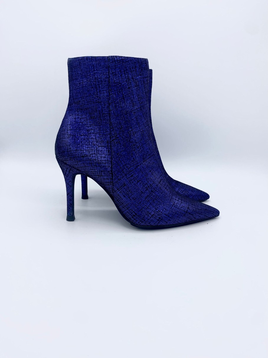 Schuhe Munich Shoebar | Soisa Ankle Boot Blue Metallic