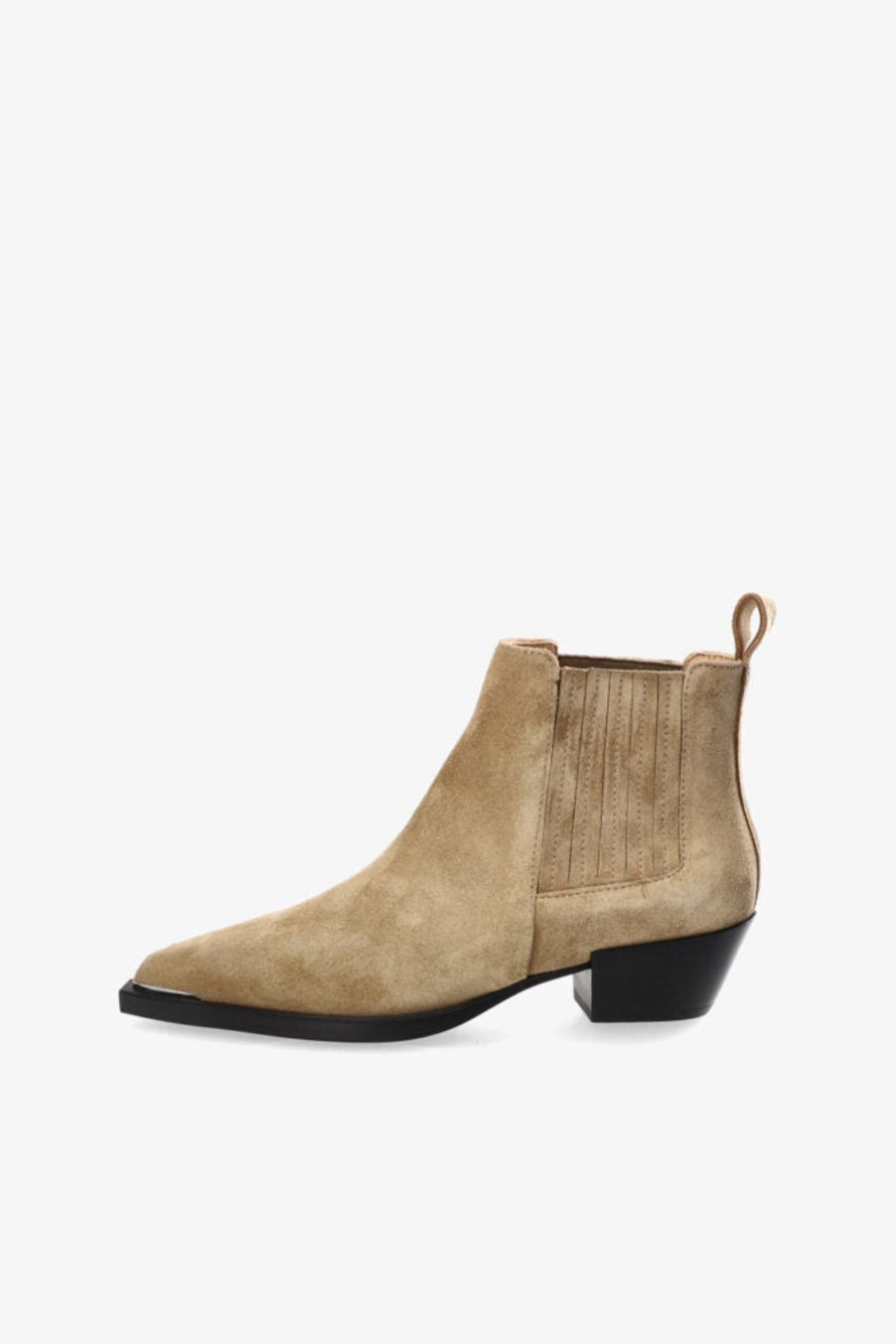 Schuhe Munich Shoebar | Cph244 Suede Light Honey Chelsea Boot