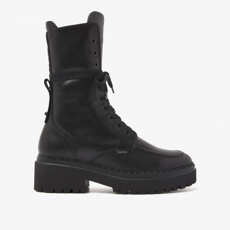 Schuhe Munich Shoebar | Fae Aubine Black Leather Boot