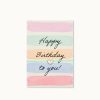 Accessoires Munich Shoebar | Bracelet-Card: Happy Birthday Mint