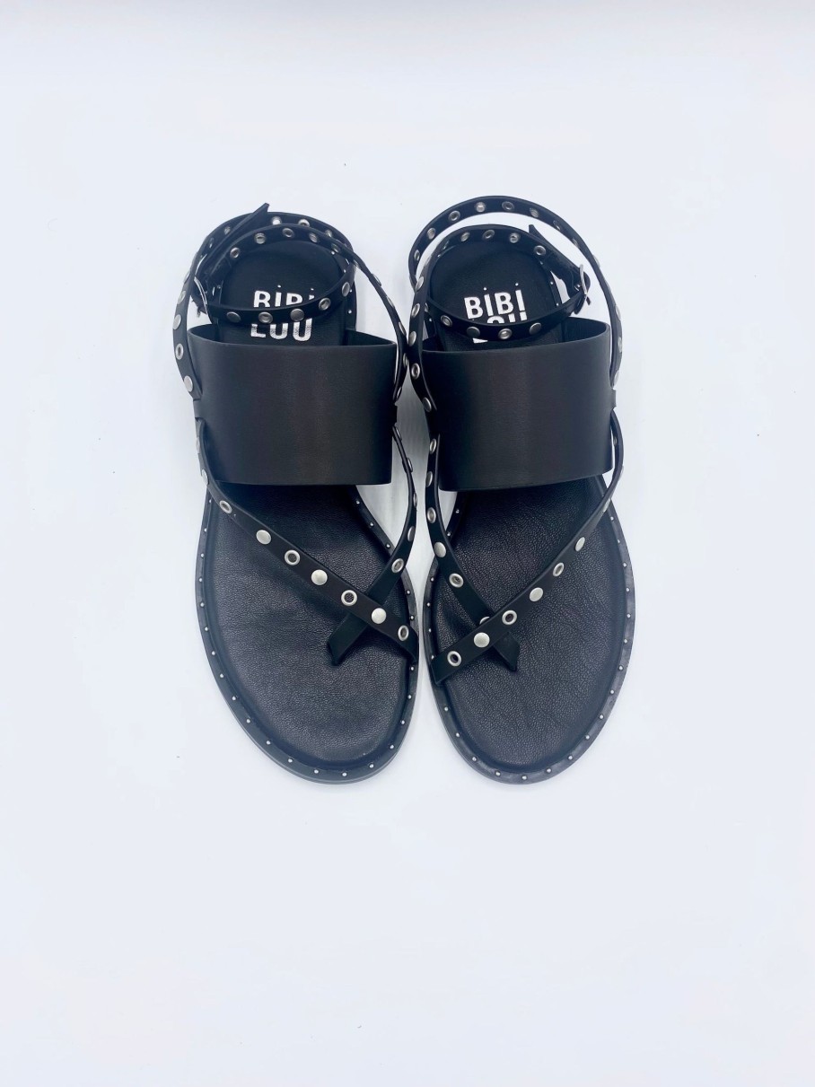 Schuhe Munich Shoebar | Black Strap Sandal