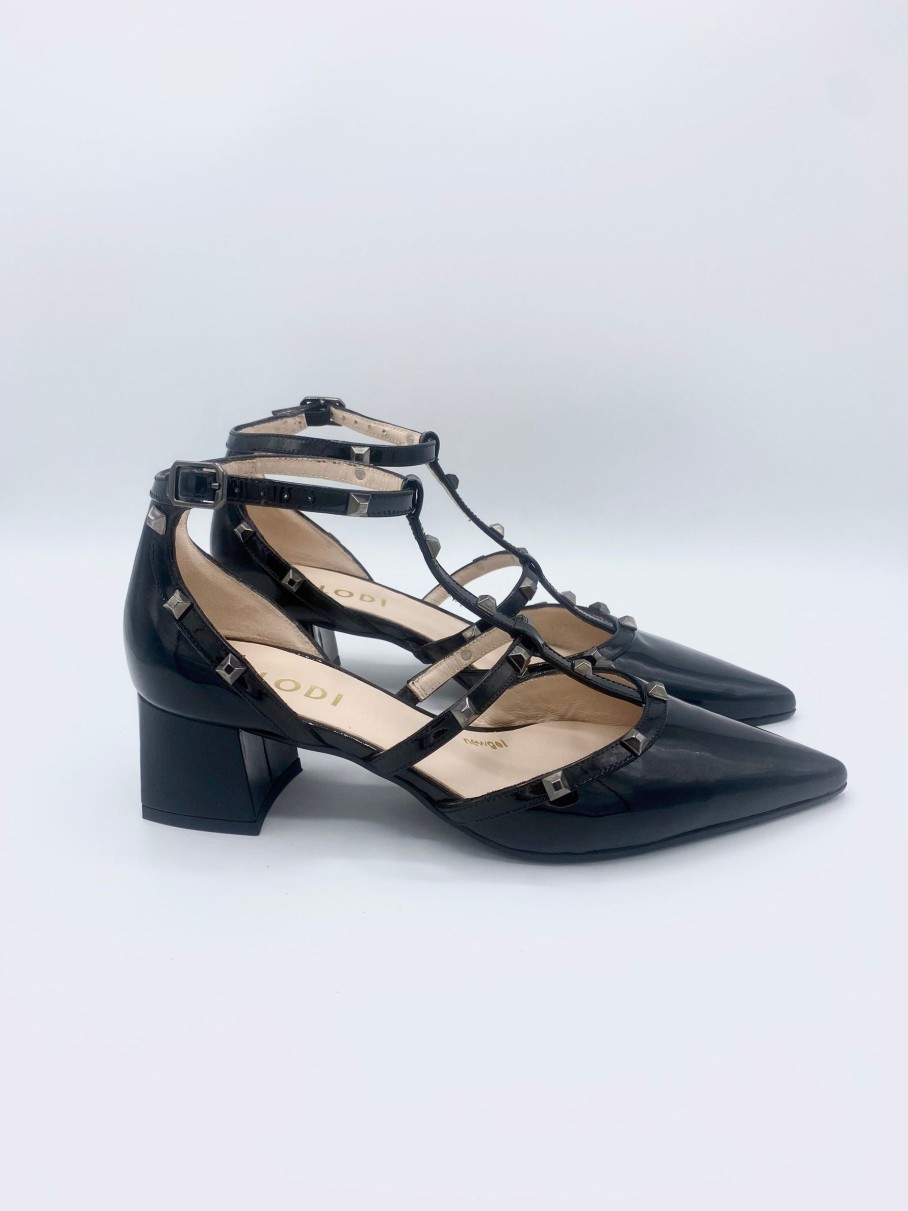 Schuhe Munich Shoebar | Chelvi Flexy Pump All Black