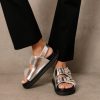 Schuhe Munich Shoebar | Harper Sandal Silver White