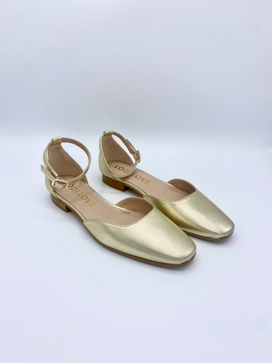 Schuhe Munich Shoebar | Cosmos Ballerina Gold